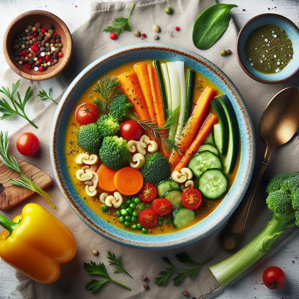 Heartwarming Vegetable Soup: A Nourishing Bowl of Wellness