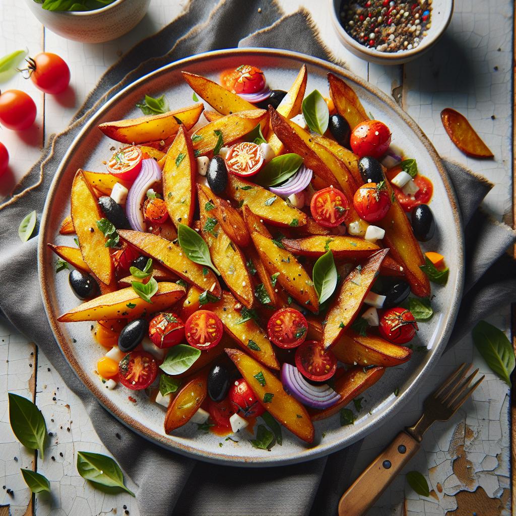 Crispy Greek Potato Wedges: A Flavorful Mediterranean Twist