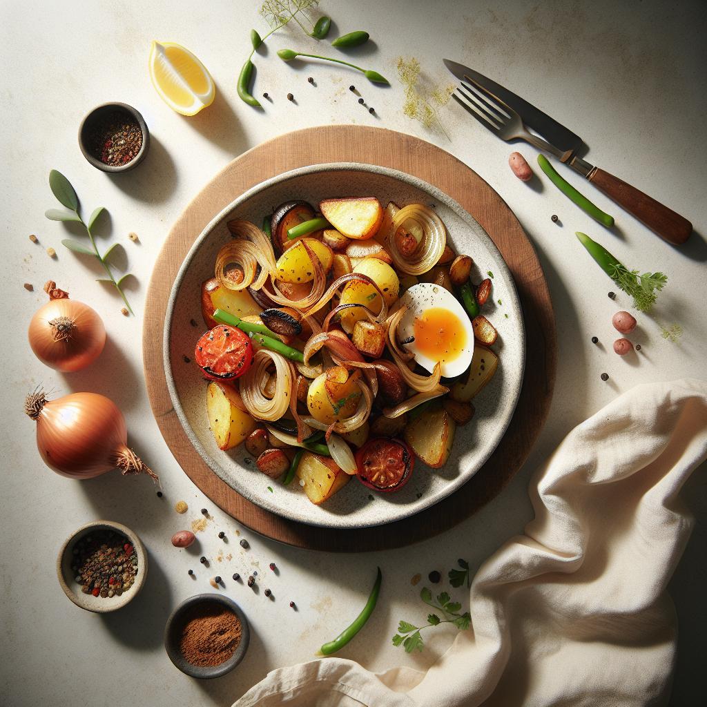 Savory Roasted Onion and Potato Hash: A Flavorful Twist
