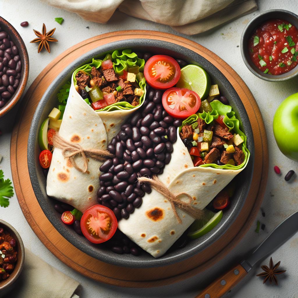 Savor the Flavor: Beef Burritos with Hearty Black Beans