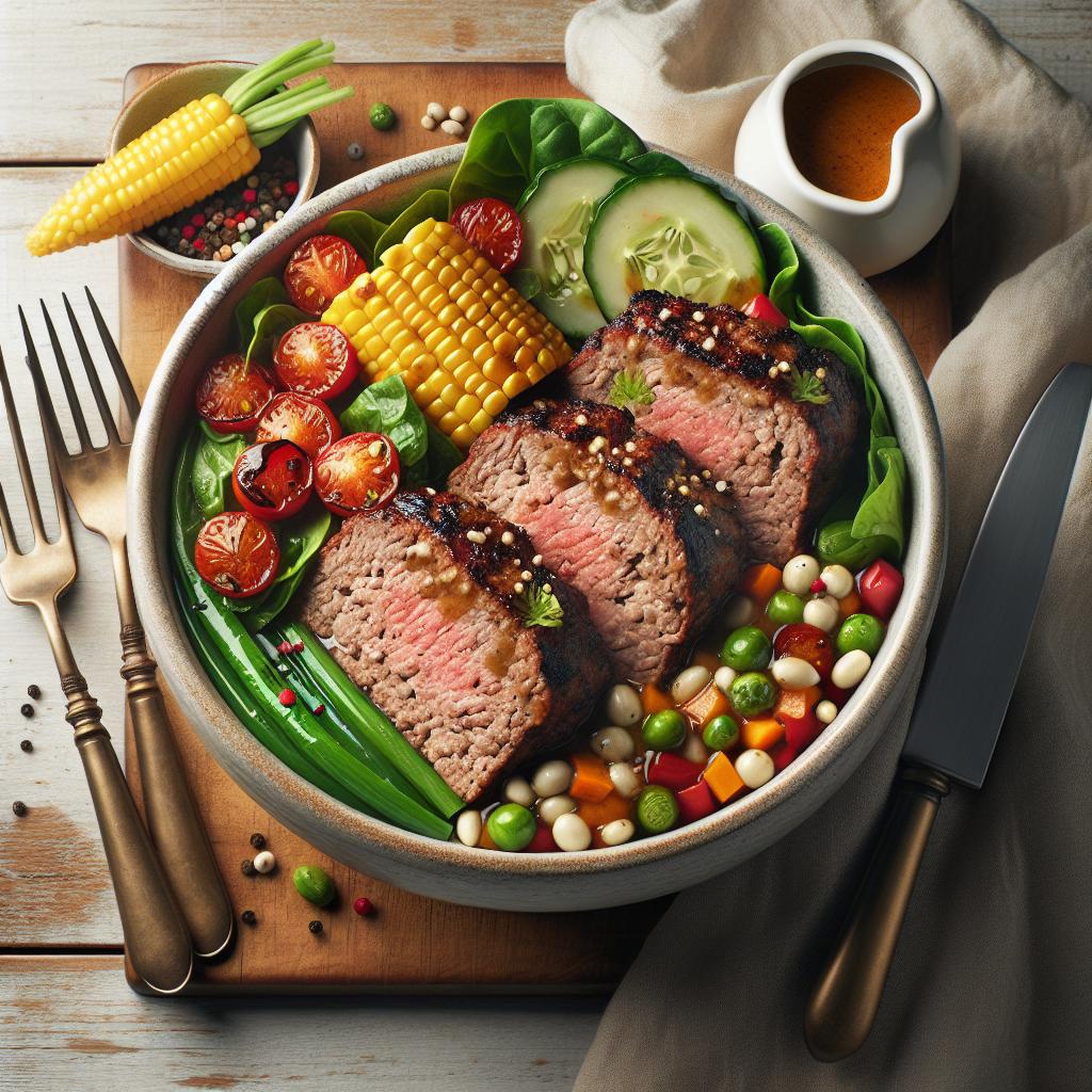 Hearty Southern Baked Beef Meatloaf Bowl Recipe Delight