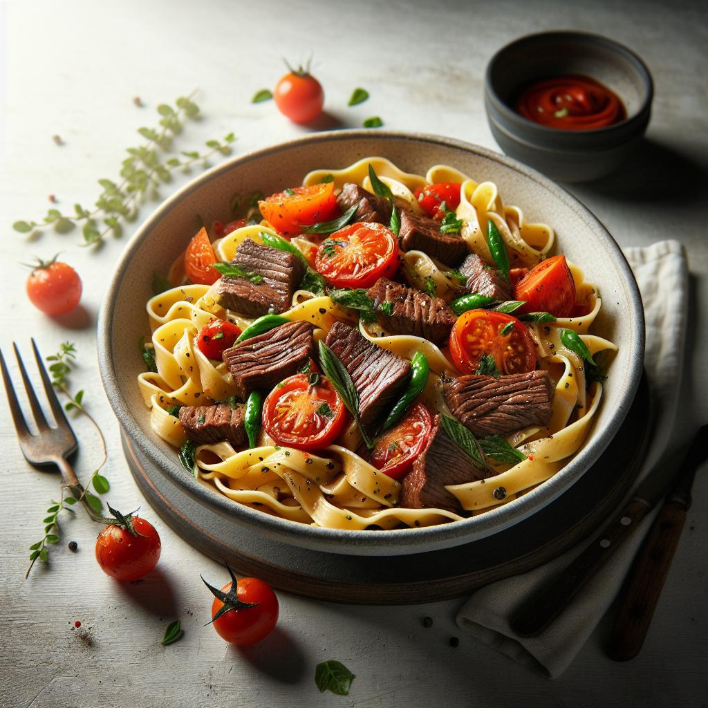 Hearty Beef Pasta with Tomato: A Savory Italian Classic