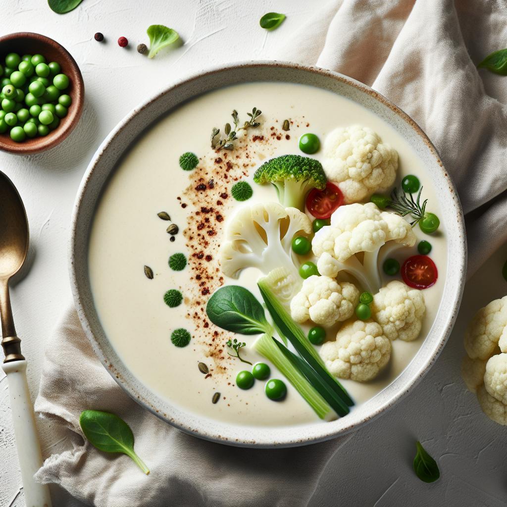 Velvety Creamy Cauliflower Soup Pot: Comfort in a Bowl