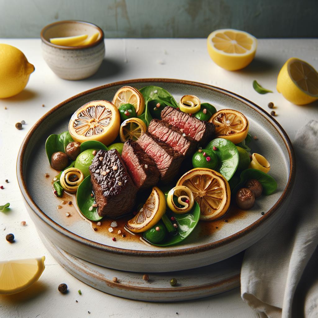 Zesty Beef Lemon Delights: A Tangy Twist to Classic Flavor