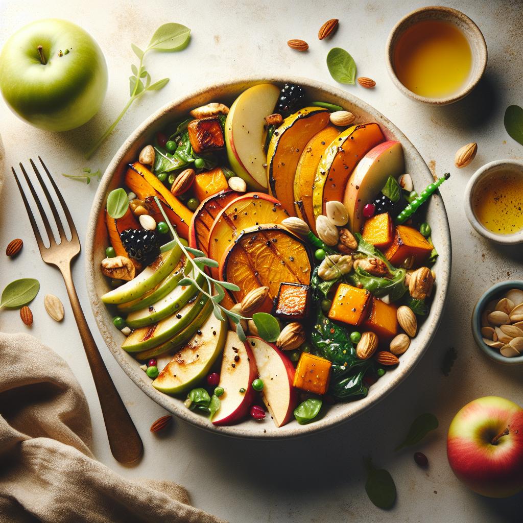 Savory Sweet Harmony: Roasted Squash and Apple Medley