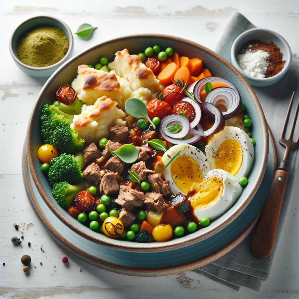 Hearty Southern Lamb Shepherd's Pie Bowl: Savory Comfort Food