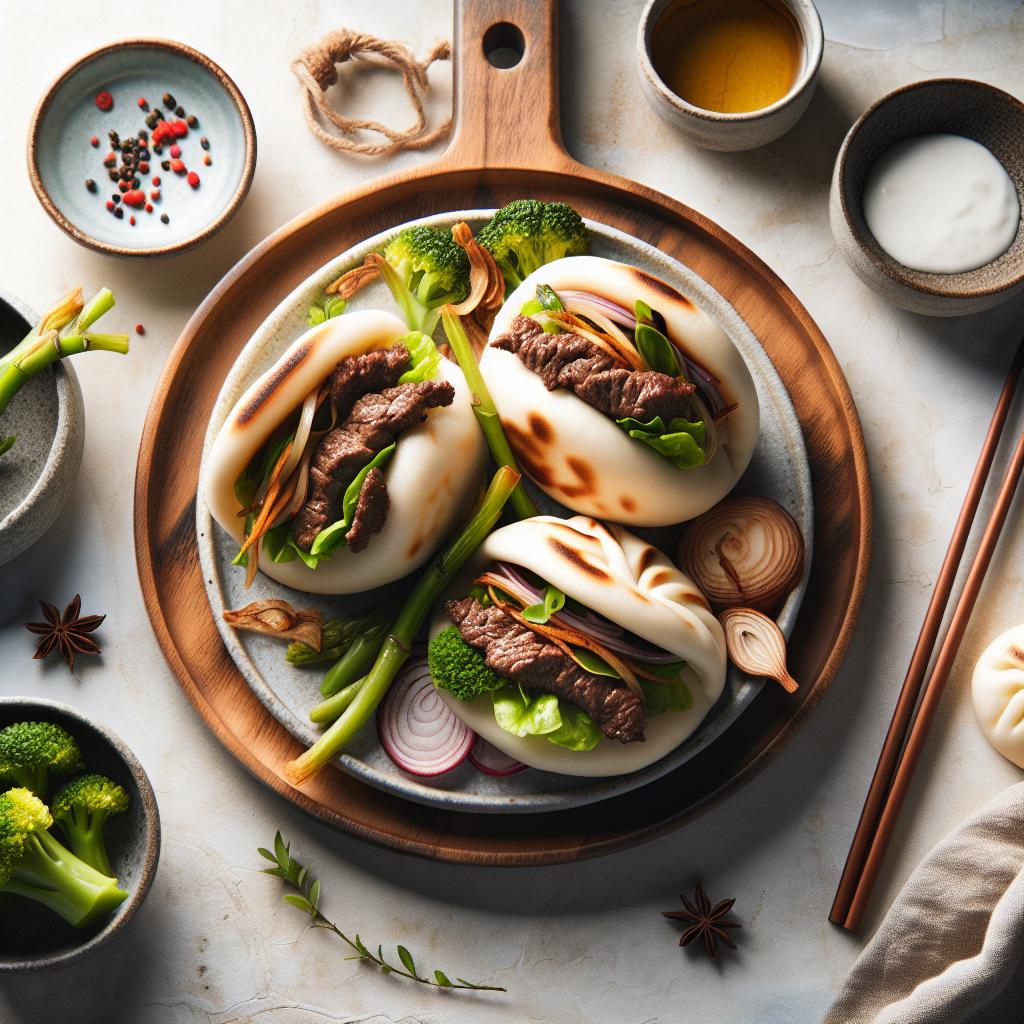 Fluffy Beef Bao Buns: A Savory Taste of Asian Delight