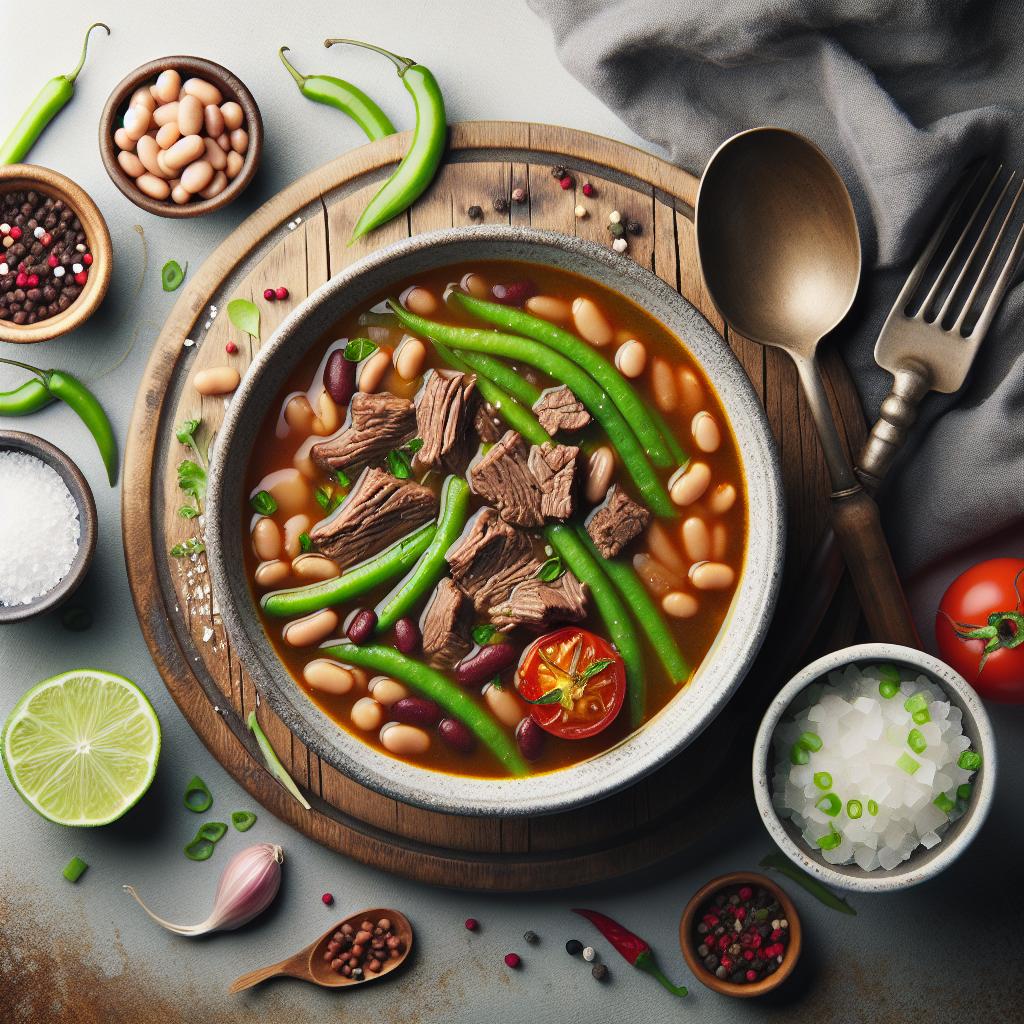 Hearty Beef and Bean Soup: A Comfort Bowl of Flavor