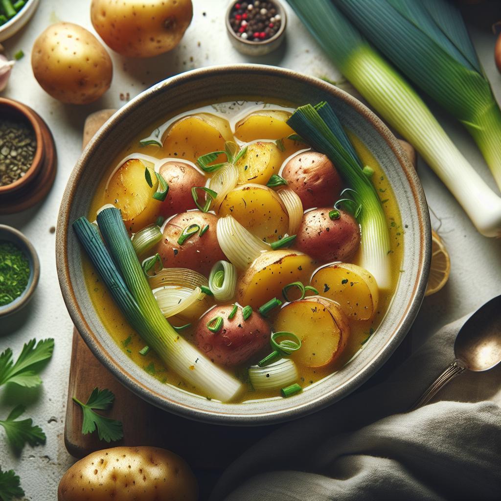 Hearty Roasted Potato and Leek Soup: Cozy Comfort in a Bowl