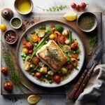 Savory Southern Baked Halibut with Fresh Garden Herbs