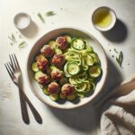 Savor Healthy Turkey Meatballs with Zesty Zucchini Noodles