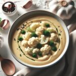 Velvety Garlic Cauliflower Soup: A Creamy Comfort Bowl