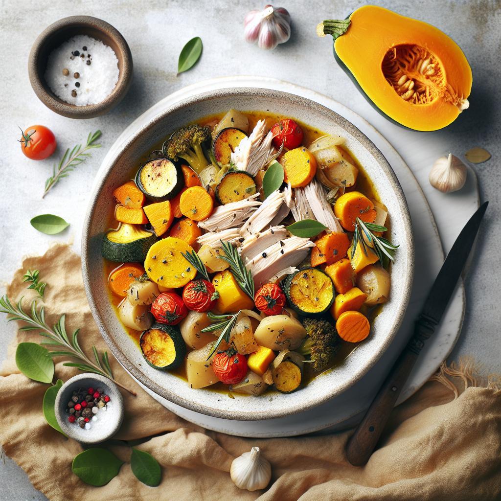 Hearty Roasted Squash and Turkey Stew: A Comforting Classic