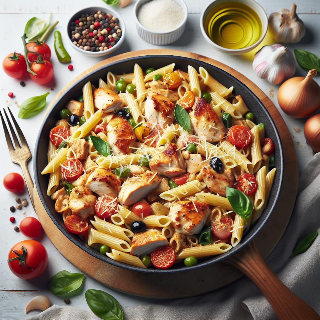 Savory Chicken Ziti Pan: A Cozy One-Pot Pasta Delight