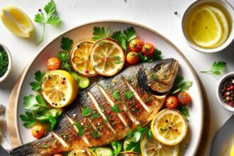 Zesty Lemon Herb Grilled Fish: A Flavorful Seafood Delight