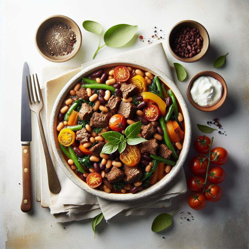 Hearty One-Pot Beef and Bean Casserole: A Comfort Meal Made Easy
