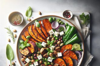 Savory Harmony: Roasted Sweet Potato & Feta Delight Recipe