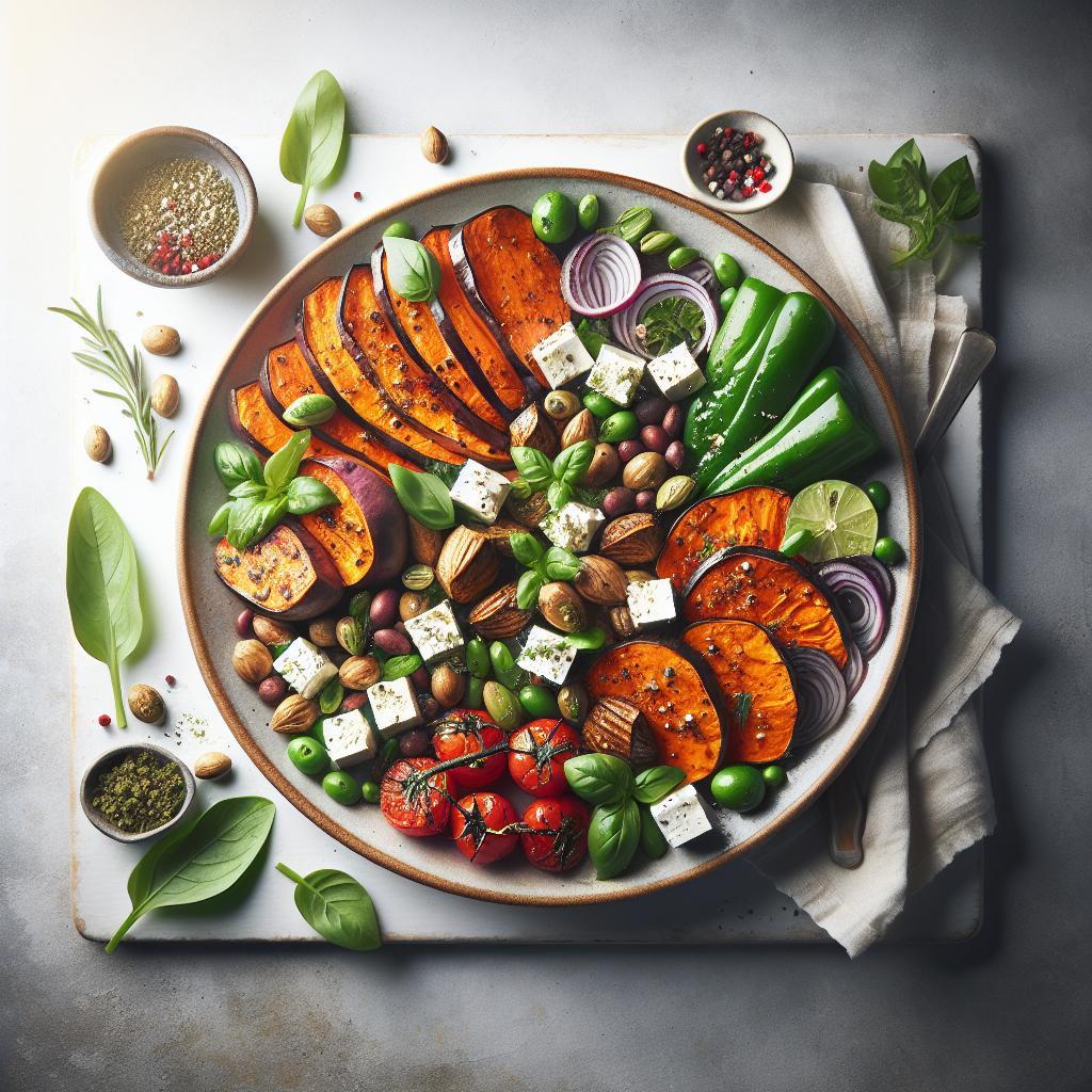 Savory Harmony: Roasted Sweet Potato & Feta Delight Recipe