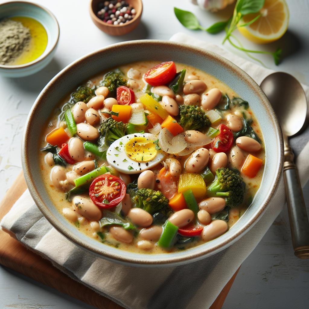 Hearty Southern Creamy White Bean Stew: A Comfort Bowl