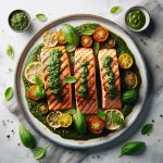 Savor the Flavor: Perfect Baked Salmon with Fresh Pesto