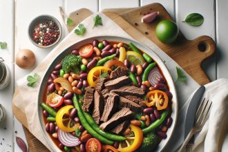 Hearty One-Pot Beef & Bean Plate: Easy Flavorful Feast