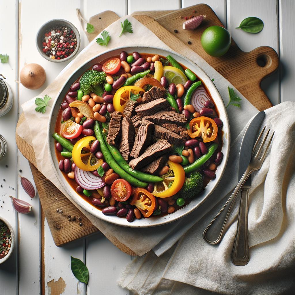 Hearty One-Pot Beef & Bean Plate: Easy Flavorful Feast
