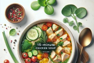 Whip Up Comfort Fast: 15-Minute Chicken Soup Recipe