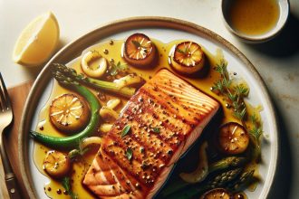Sweet Meets Savory: Baked Salmon with Honey Mustard Magic