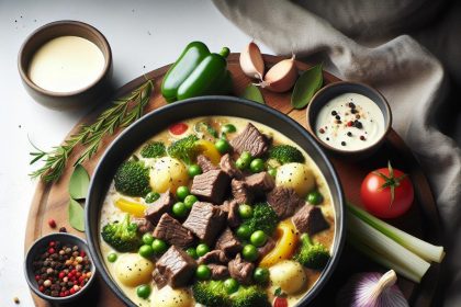 Hearty Creamy Garlic and Beef Pot: Comfort in Every Bite
