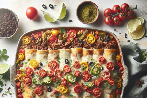 Hearty Beef Enchilada Bake: A Flavor-Packed Family Feast