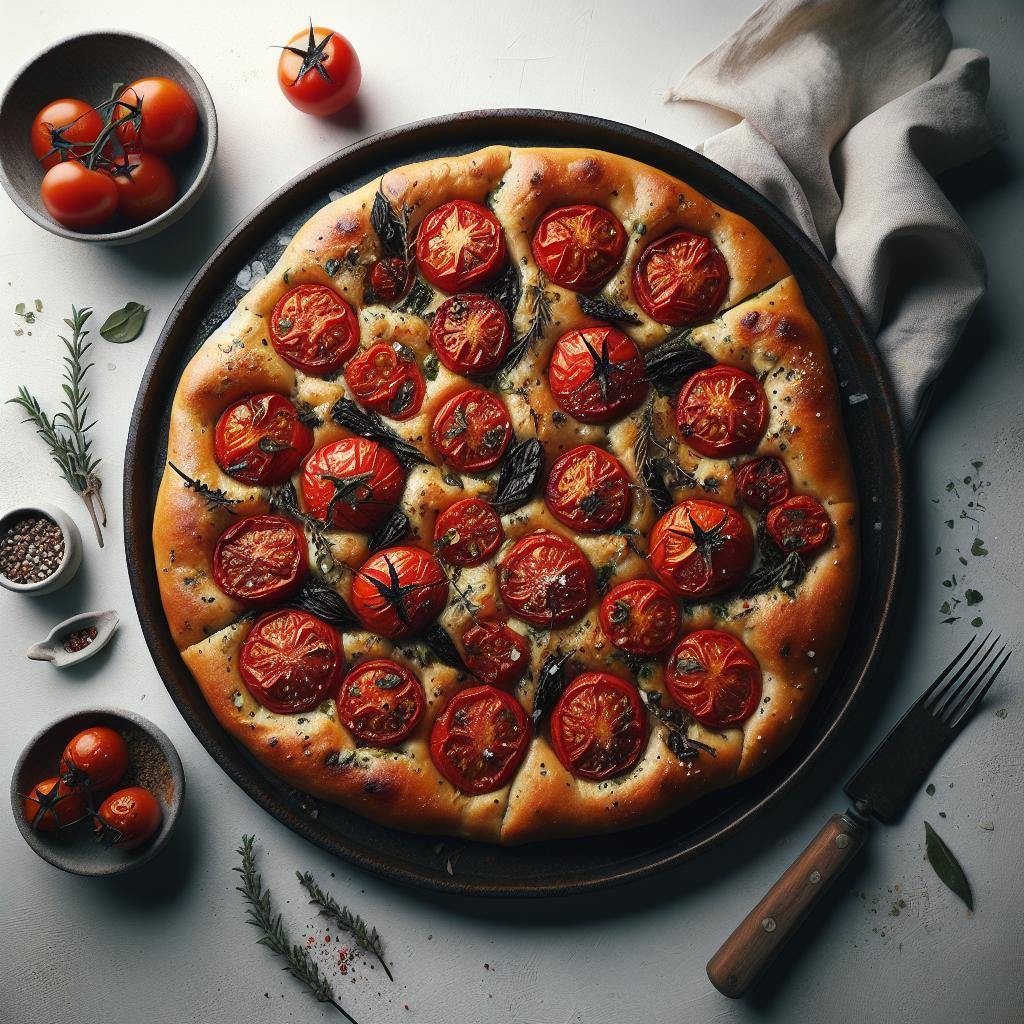Savor the Flavor: Homemade Roasted Tomato Focaccia Recipe