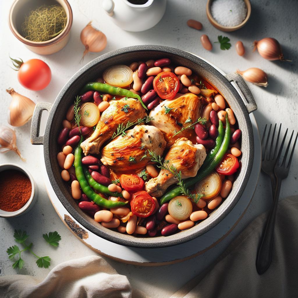 Hearty One-Pot Chicken and Beans: Simple Flavorful Meal
