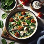 Velvety Creamy Spinach and Chicken Pot: A Comfort Classic