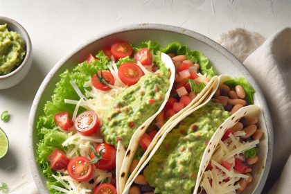 Wholesome Vegetarian Bean Tacos: Flavorful & Nutritious Bites