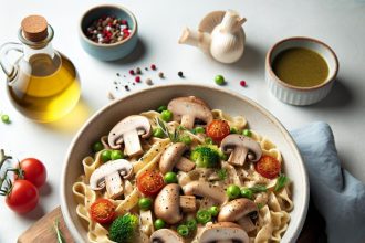 Indulge in Comfort: The Ultimate Creamy Mushroom Pasta Bowl