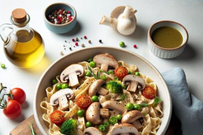 Indulge in Comfort: The Ultimate Creamy Mushroom Pasta Bowl