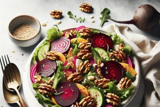 Southern Charm: Roasted Beet Walnut Salad Delight