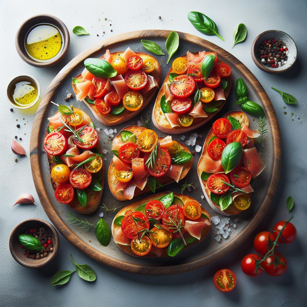 Bright Bites: Crafting Swift Tomato Bruschetta Magic