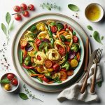 Roasted Veggie Fettuccine: A Colorful Twist on Classic Pasta