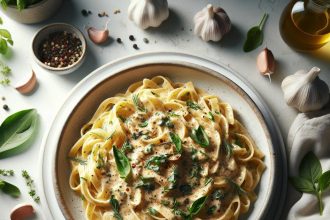 Decadent Creamy Garlic & Herb Pasta: A Flavorful Classic