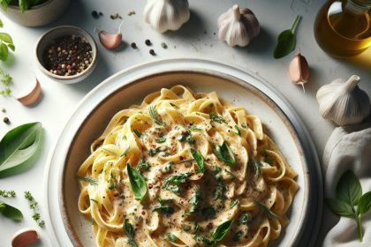 Decadent Creamy Garlic & Herb Pasta: A Flavorful Classic
