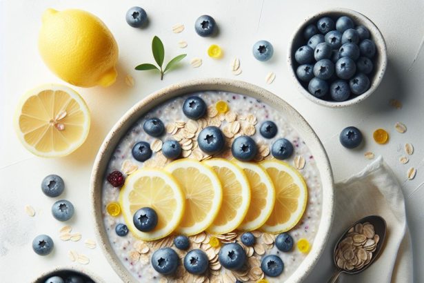 Bright Mornings: Refreshing Lemon Blueberry Overnight Oats