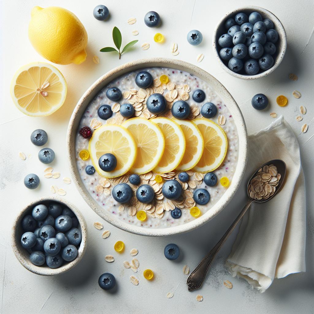 Bright Mornings: Refreshing Lemon Blueberry Overnight Oats