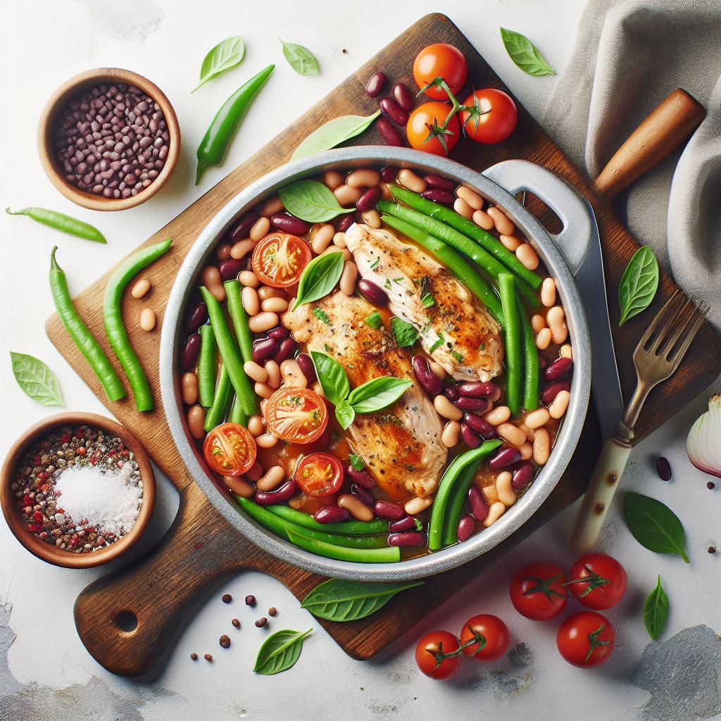 Hearty One-Pot Chicken and Beans: Simple Flavorful Meal