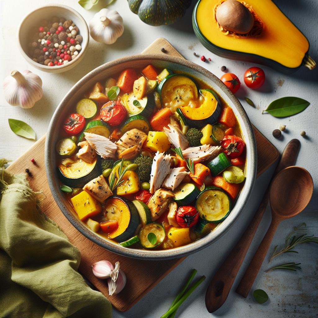 Hearty Roasted Squash and Turkey Stew: A Comforting Classic