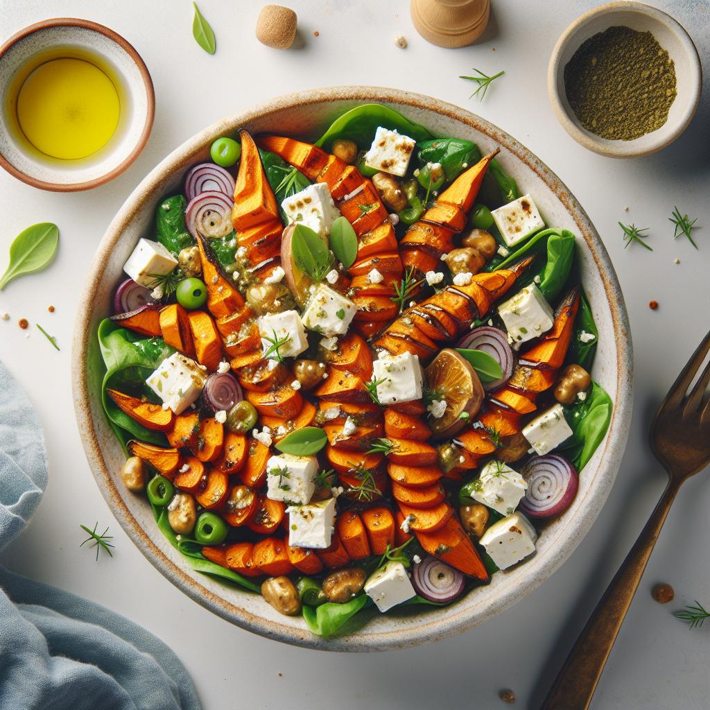 Southern Twist: Roasted Sweet Potato & Feta Delight