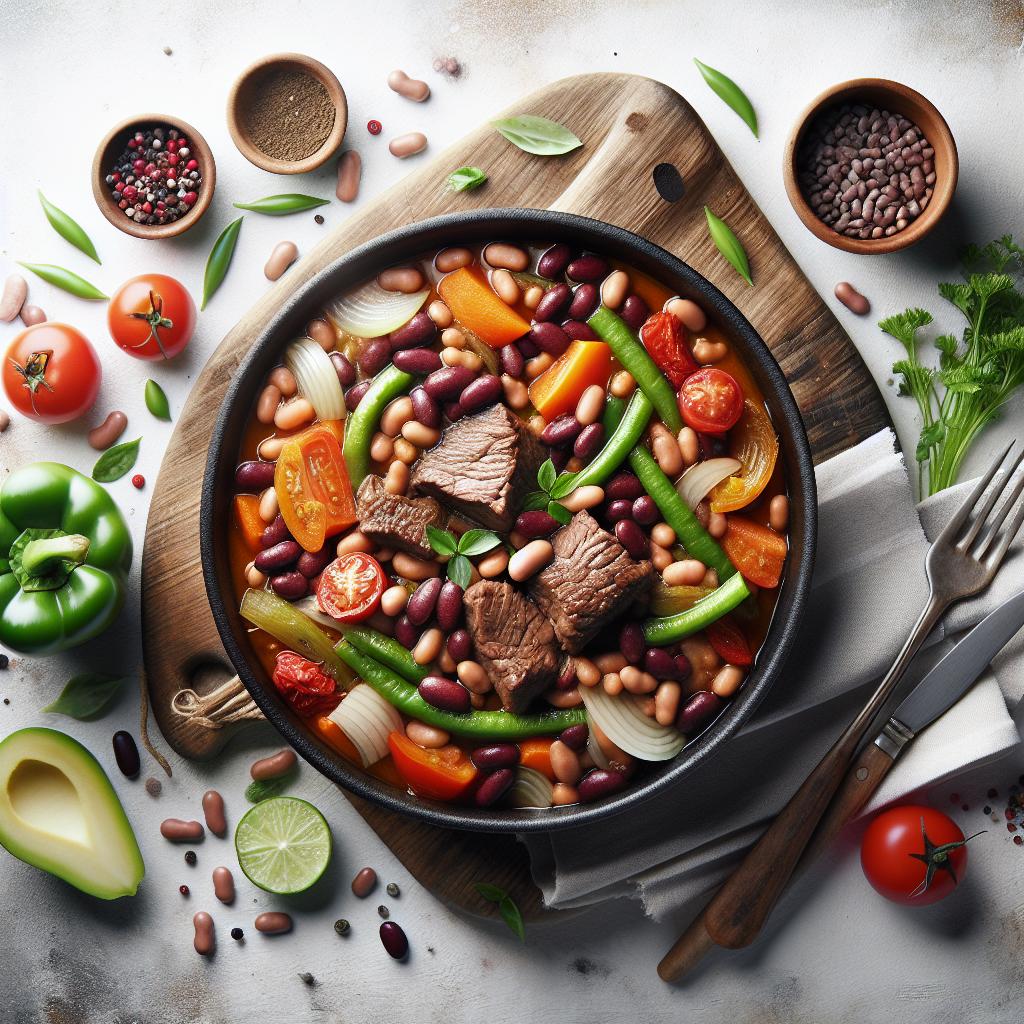 Hearty One-Pot Beef & Bean Plate: Easy Flavorful Feast