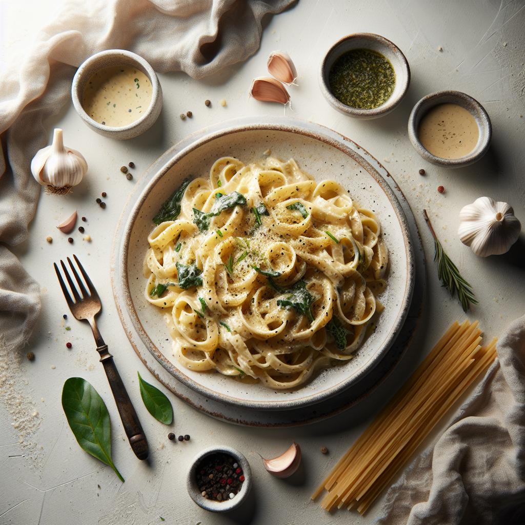 Decadent Creamy Garlic & Herb Pasta: A Flavorful Classic