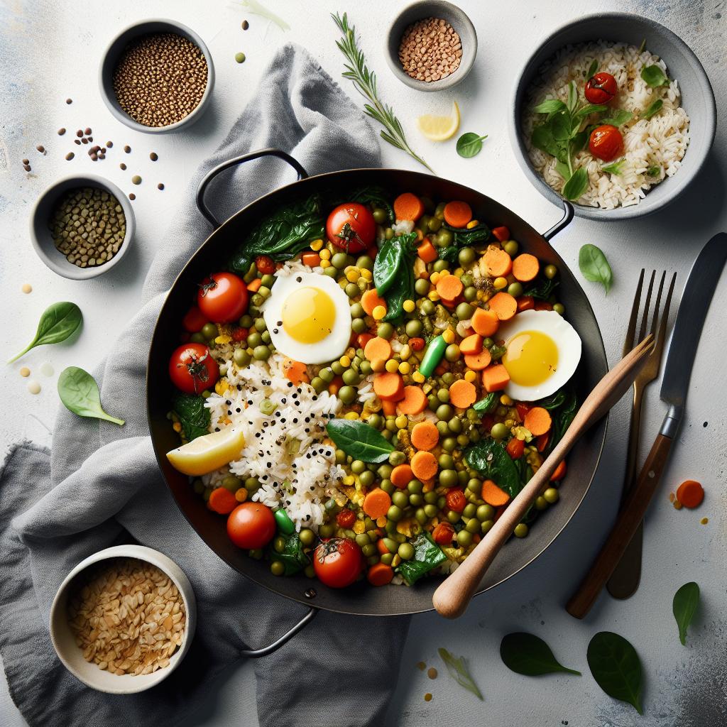 One-Pot Lentil & Rice Medley: Easy, Nutritious Delight