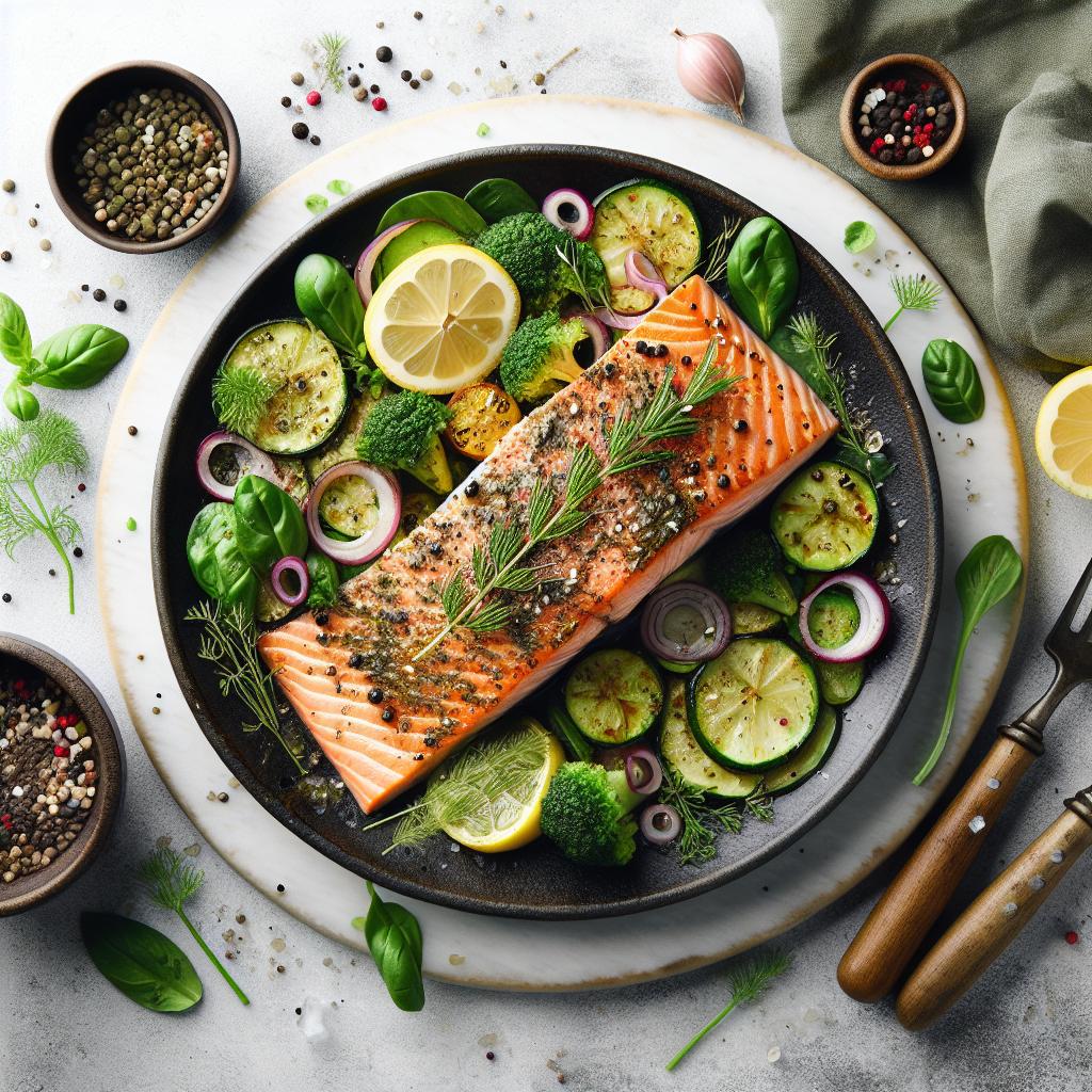 Herb-Infused Baked Salmon: A Flavorful Classic Unveiled